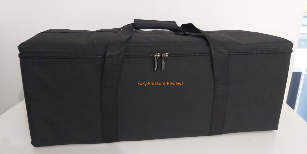 Carrying bag for the Premium Sex Machine; weighing 12Kg full.