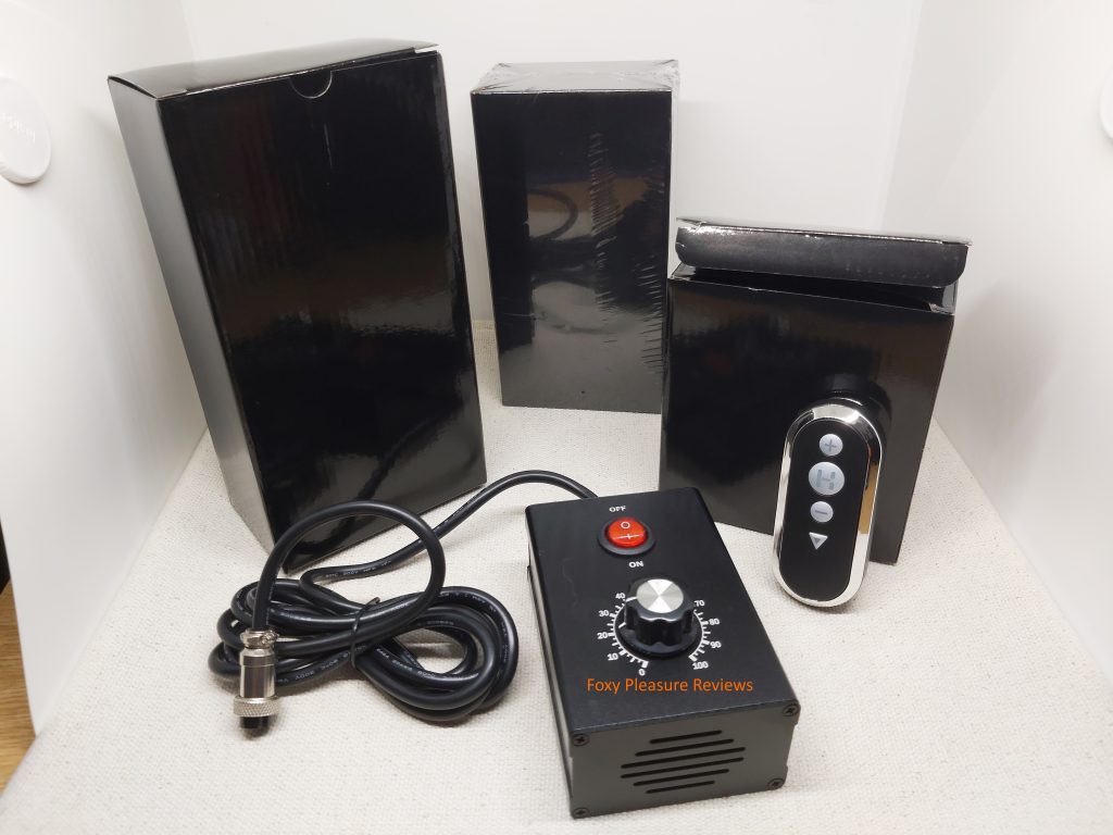 Remote controls supplied with the "connected" version of the machine.