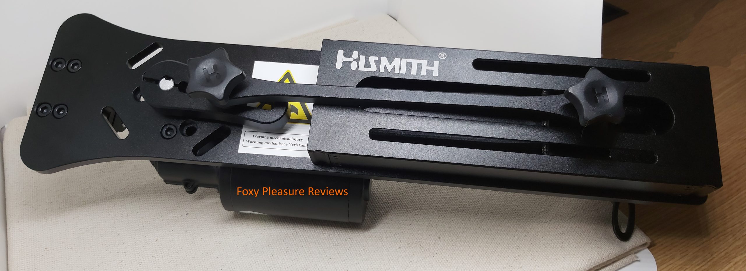 Front panel of the Premium Sex Machine