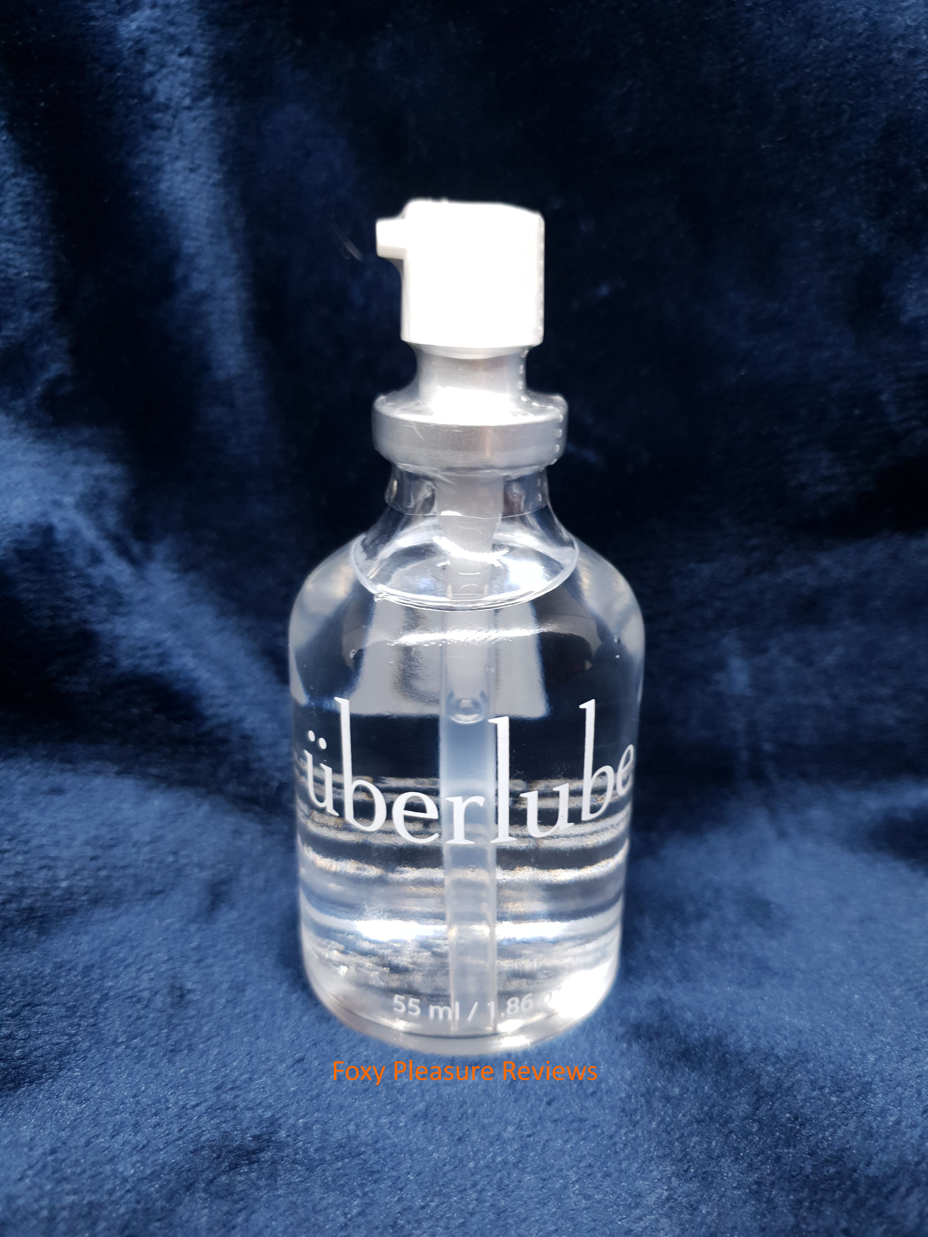 Front view of a 55mL of Überlube's bottle