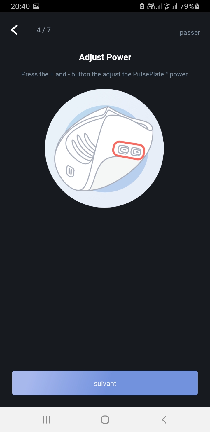 FeelConnect 3 - How to adjust power of vibrations
