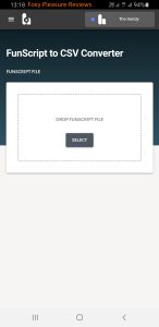 Handyverse App Funscript Converter