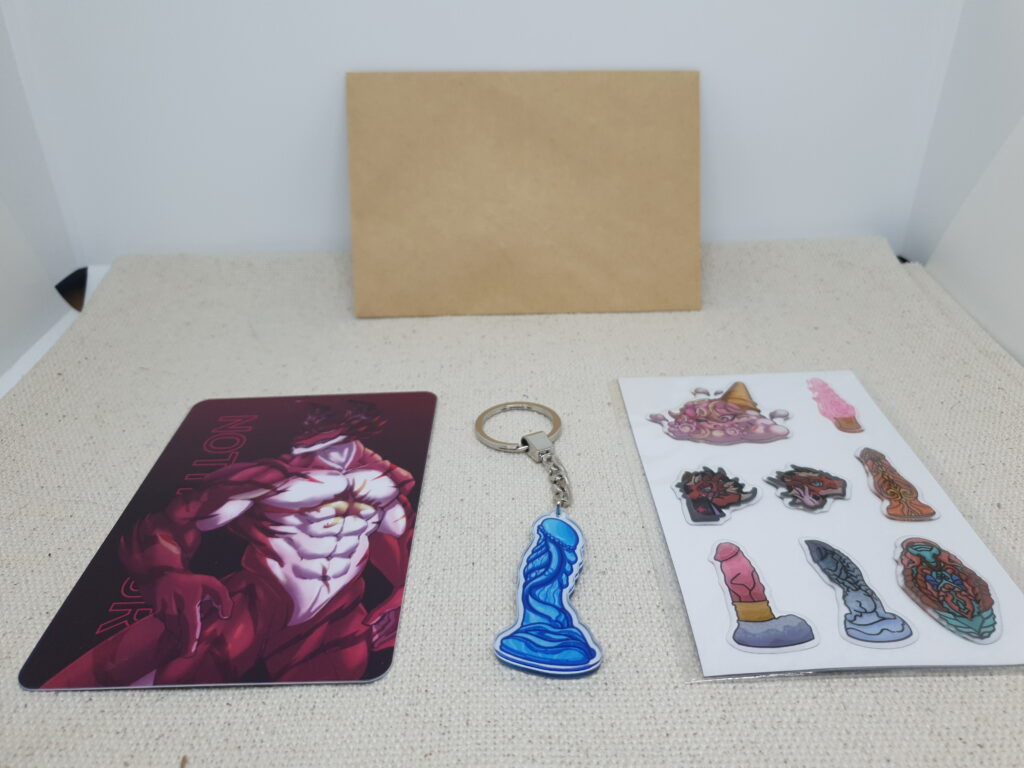 Goodies sent with the giveaway order