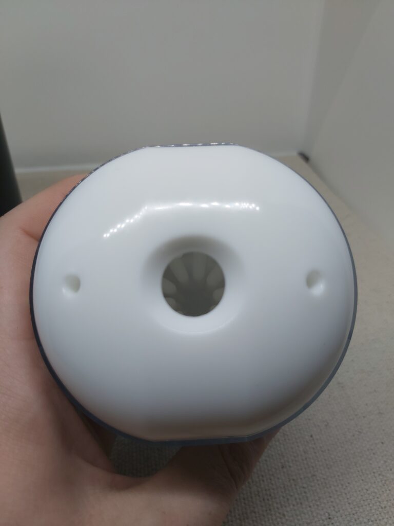 Top view of the scabbard