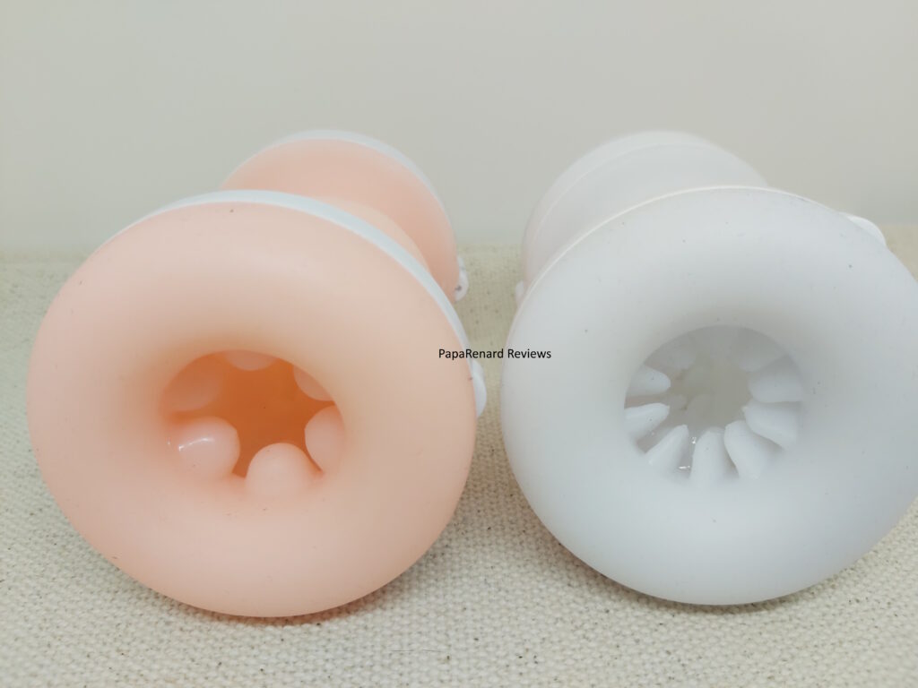 Front view of the two Lulu's sheaths