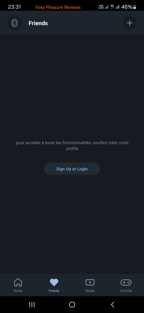FeelConnect Friend tab