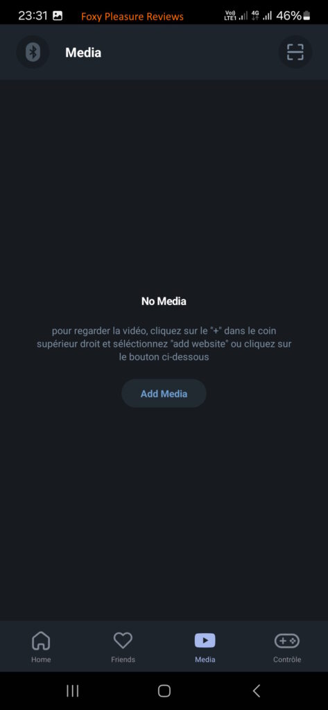 FeelConnect Media tab