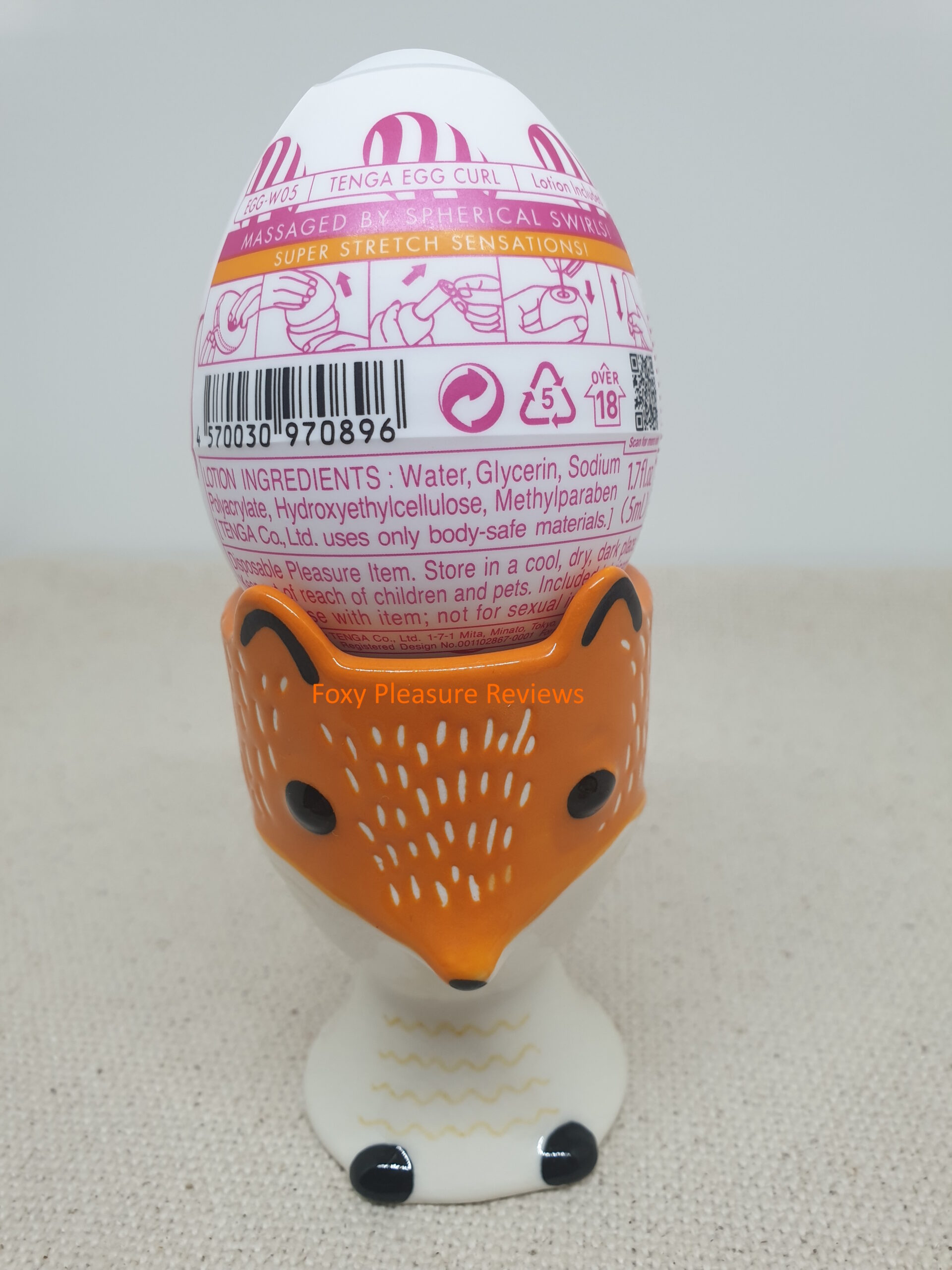 Wonder Egg Curl texture back